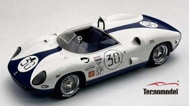 TM18310B Ferrari 330P Sebring 12h 1965 #30 Mecom Racing Team Driven by: P. Rodriuguez, G. Hill 1:18